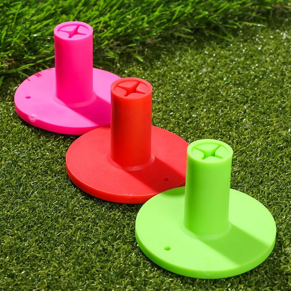 1pcs Rubber Golf Tees Golfer Ball Tees Holder Durable Golf Mat Training Practice Accessories