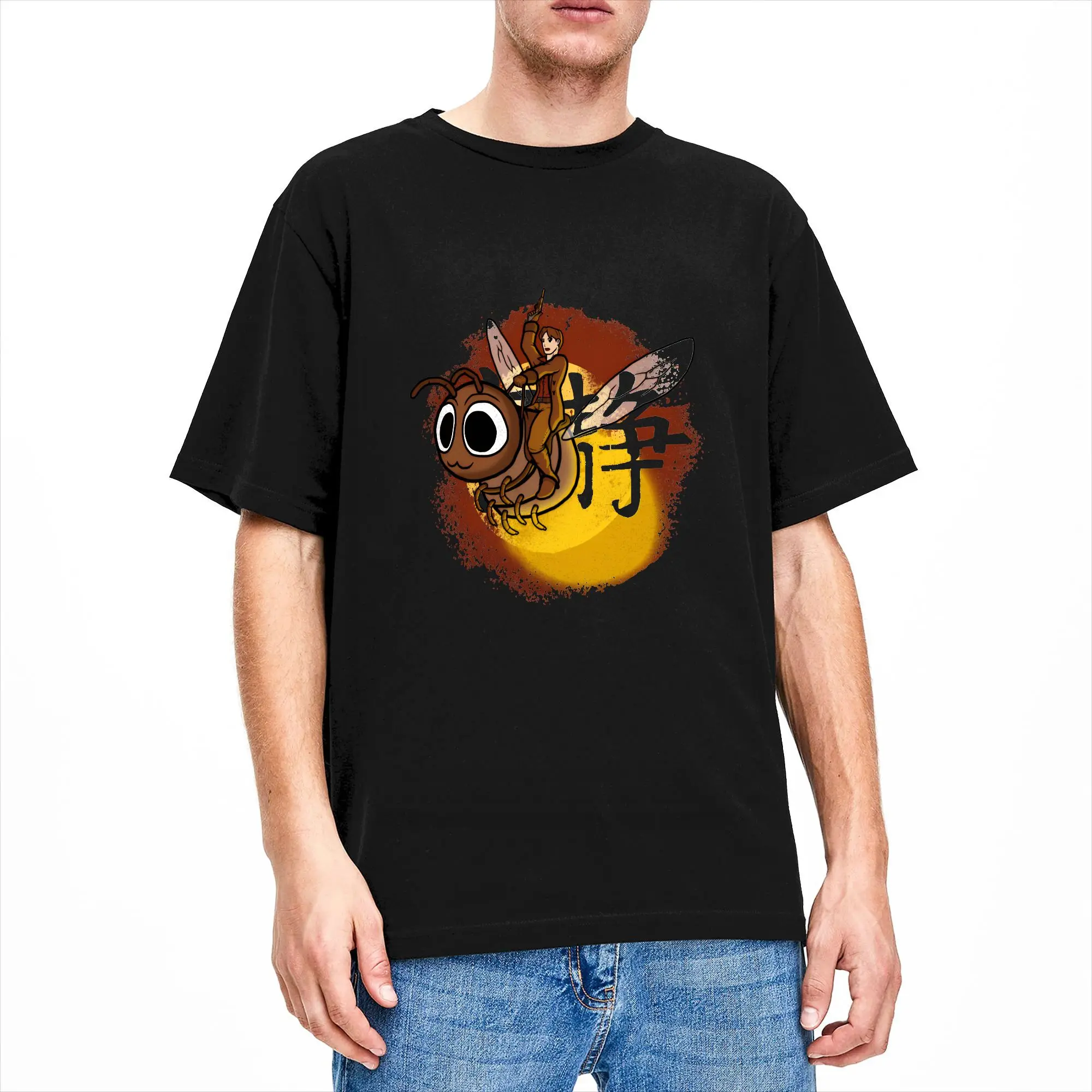Men's Shiny Ride Firefly Serenity T Shirts  100% Cotton Clothing Vintage Short Sleeve Round Collar Tee Shirt Printed T-Shirt