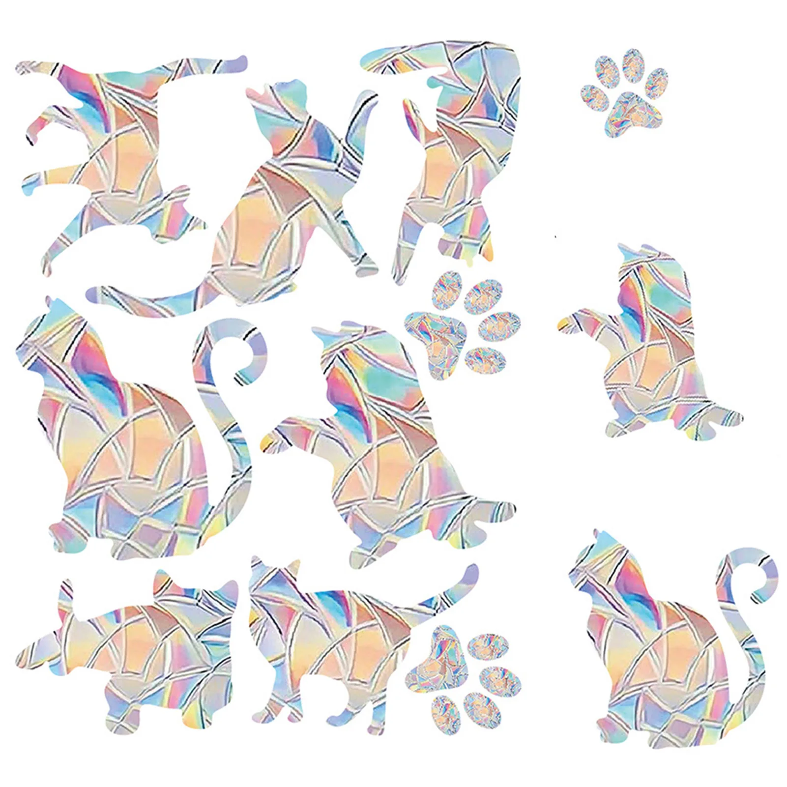 Raam Klampt Anti Botsing Stickers Regenboog Raam Alert Stickers Cadeau Voor Vriend Housewarming