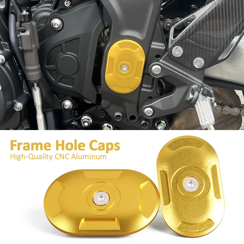 

Fit For YAMAHA XSR900 XSR 900 Tracer9 Tracer 9 GT MT-09 MT 09 SP 2021-2026 Frame Hole Cover Caps Plug Decorative Frame Cap Set