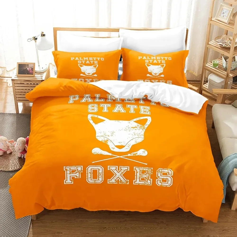 

Комплект постельного белья Foxhole Court Palmetto State Single Twin Full Queen King Size, комплект постельного белья для взрослых и детей, комплект пододеяльников для спальни Kawaii