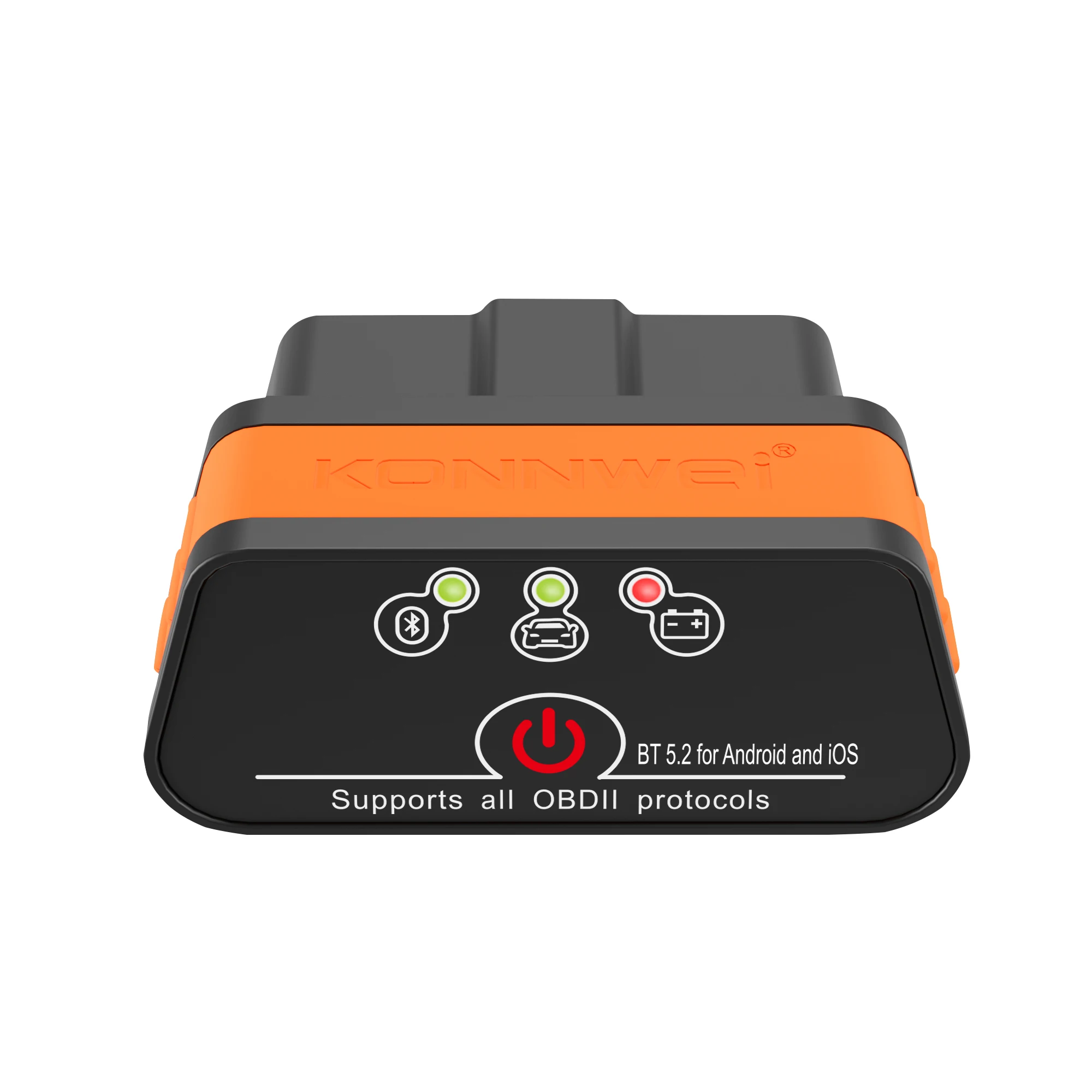 KONNWEI KW901 ELM327 V1.5 بلوتوث 5.0 Obd2 الماسح الضوئي لنظام أندرويد/IOS obd 2 أداة تشخيص السيارة قارئ رمز pk Vgate ICAR2 ICAR 2