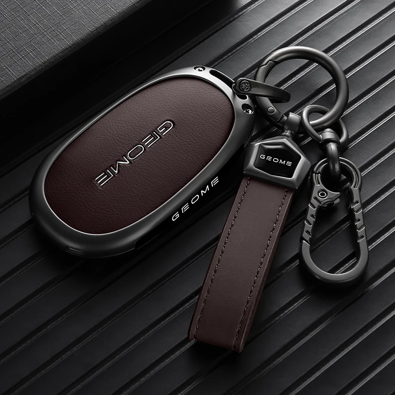 Car Key Protector For Geely EX2 Key Fob Case Zinc Alloy Full Cover Anti Scratch Anti Fall GEOME E2 Proton EMAS 5 Car Accessories