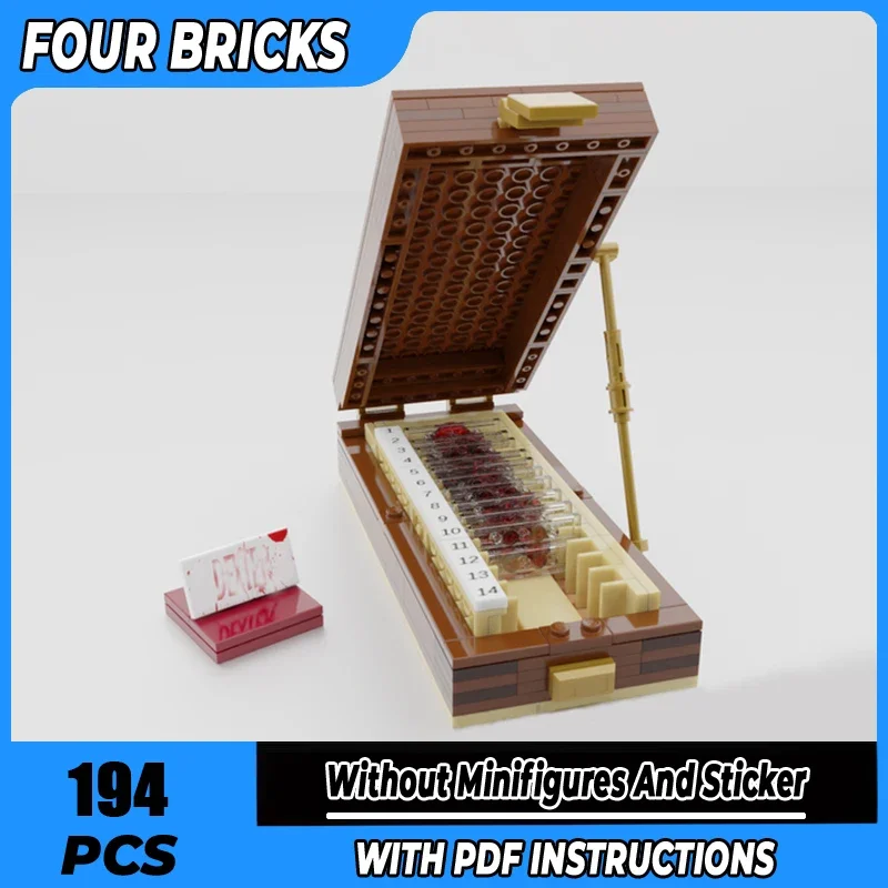 

New Moc Building Blocks Dexter Morgan's Trophies Box Technology Modular Bricks Model Gifts Christmas Toys DIY Sets Assembly！