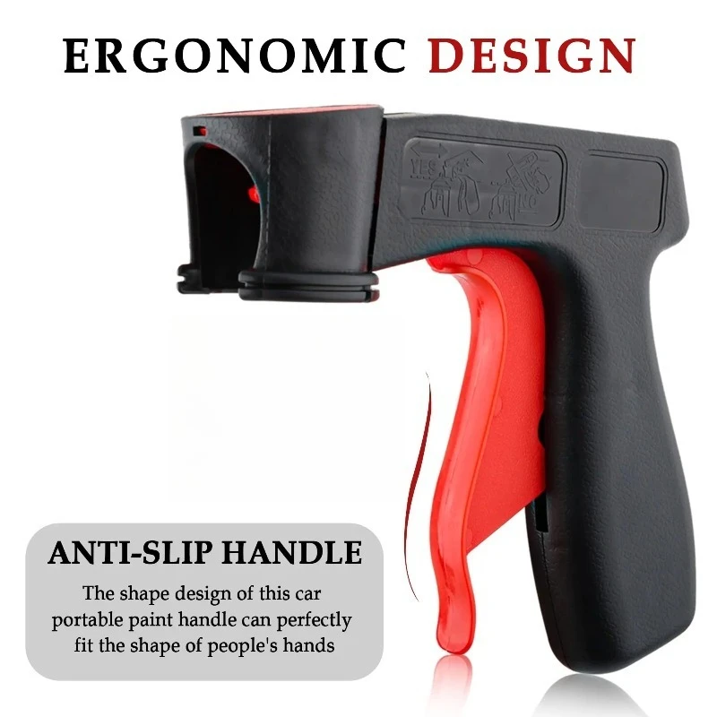 Reusable Car Spray Trigger Handle DIY Paint Sprayer for Car Body Repair Convert Spray Can into Paint Sprayer Tool