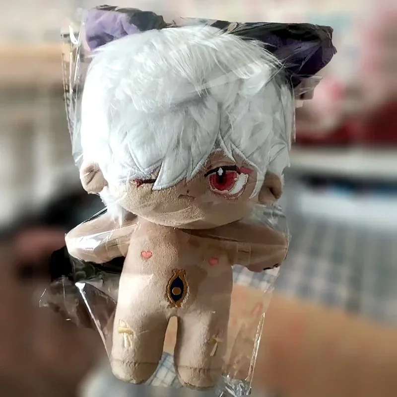 Genshin impacto cyno 20cm bonito algodão boneca jogo brinquedos periféricos pelúcia vestir-se fantoche presente de aniversário criativo para crianças adultos fãs