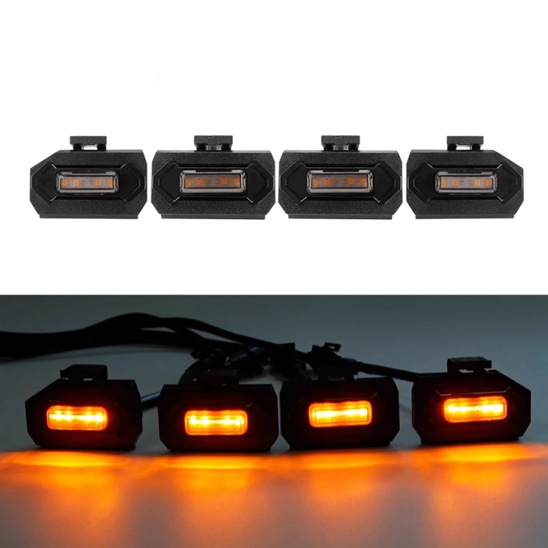 

Светодиодная решетка желтого янтарного цвета для ISUZU D-MAX MUX, противотуманная фара, сигнальная лампа toyota, модифицированные детали DMAX