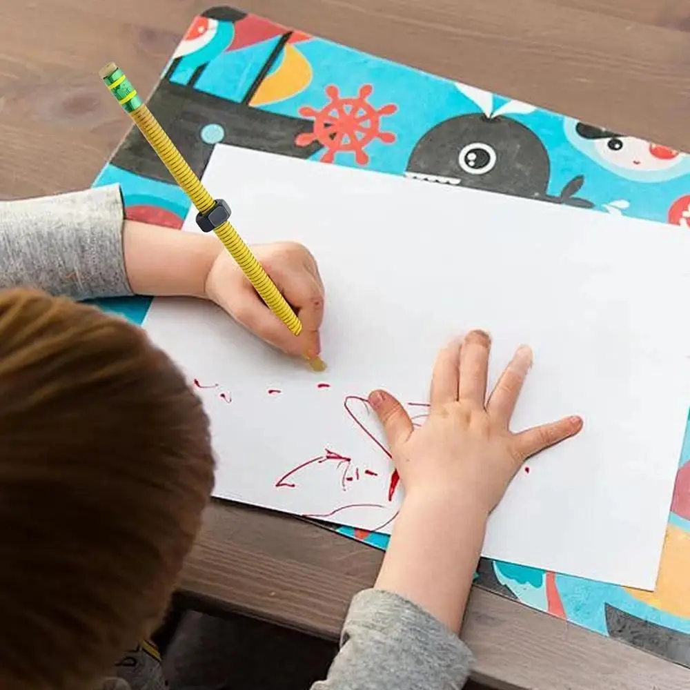 Новинка 2024 года, карандаш для снятия стресса, СДВГ, повышает фокус, снимает тревогу, вращающаяся ручка, карандаш с резьбой, подарки для детей с аутизмом