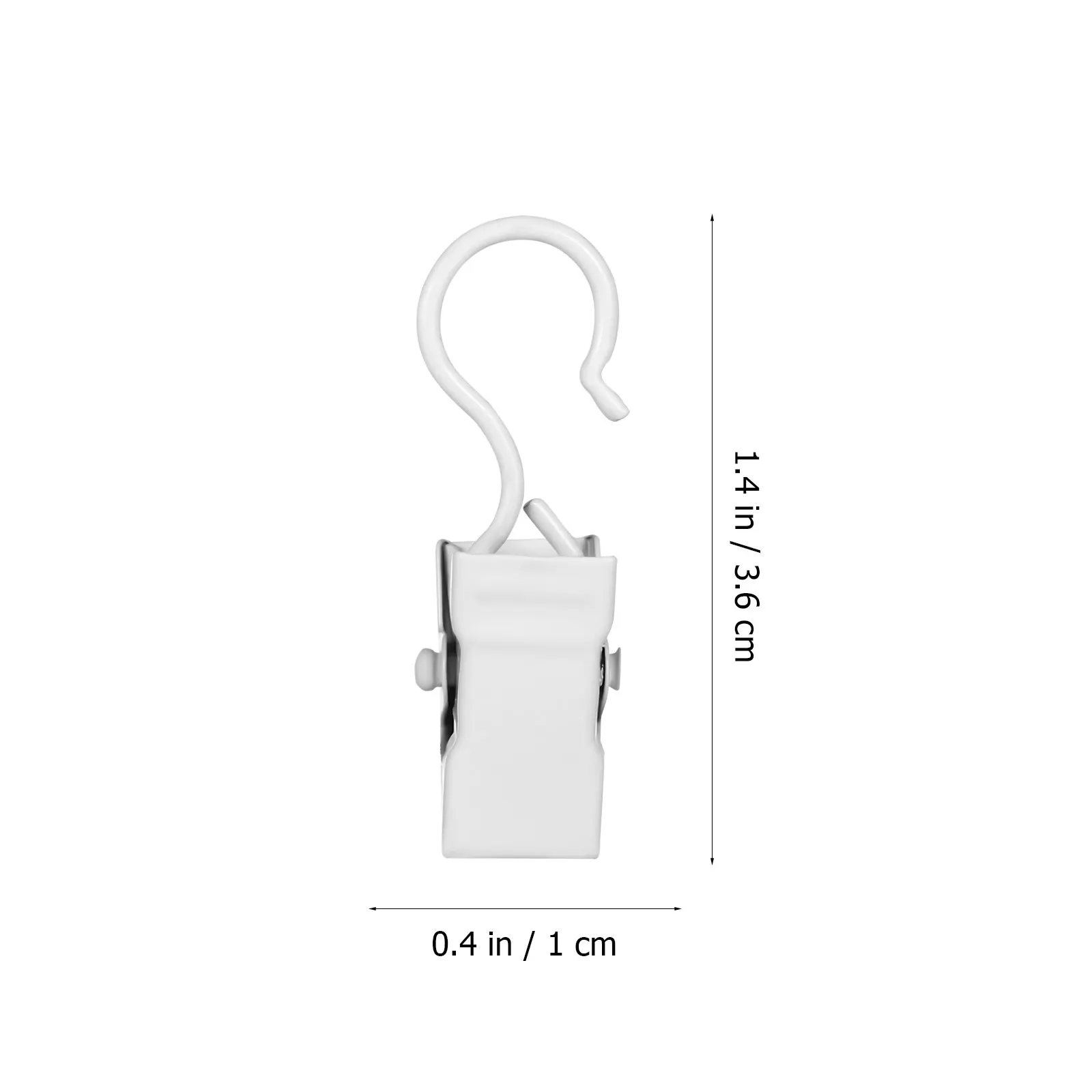 40Pcs Hook Clips for Curtains Clothes Photos String Lights Display Metal Hanging Clips Secure Easy to Use Stylish Light