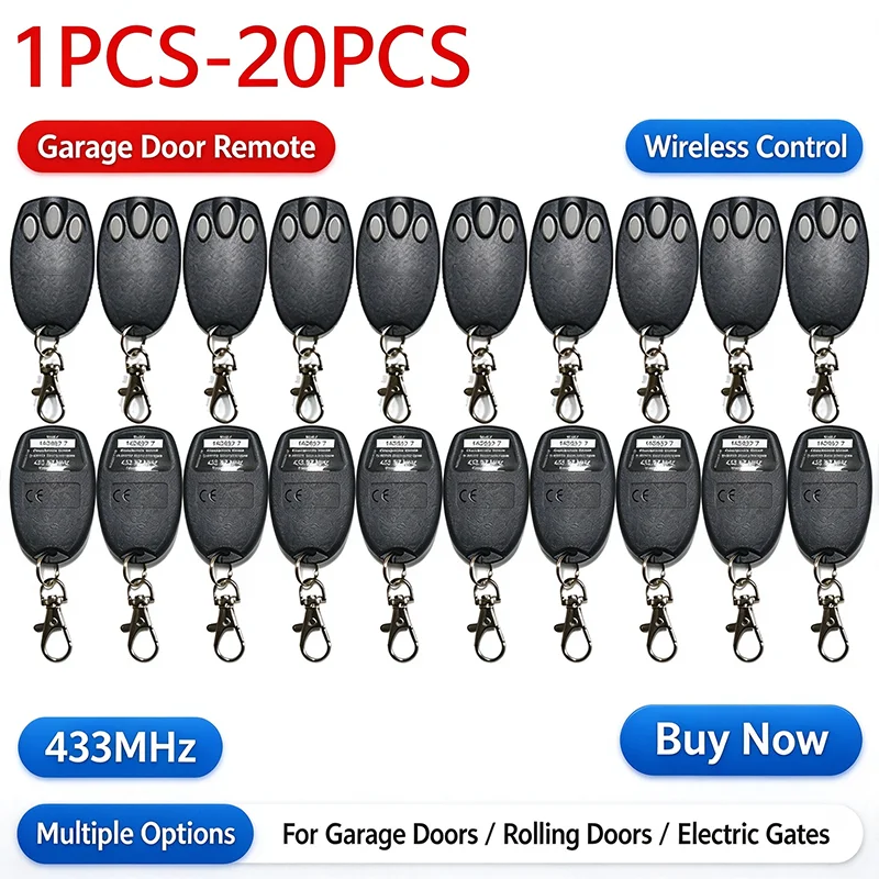 LiftMaster 94335E 433MHz Garage Door Remote, Receiver Opener for Chamberlain MERLIN C945 C943 C940 C840 MotorLift 84335E