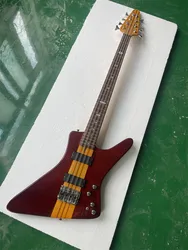 8-Strings Electric Bass Guitar with Chrome Hardware,Rosewood Fretboard,Neck Through Body,offer customized