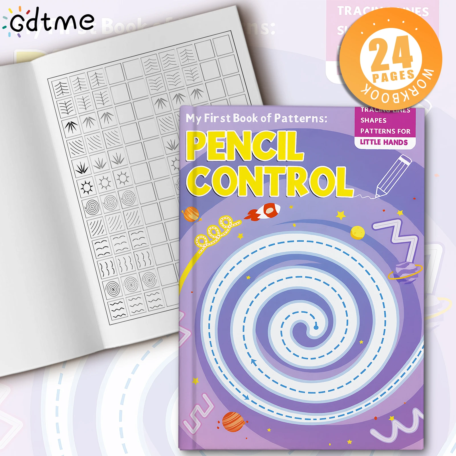 

Рабочая тетрадь с изображением магических линий, управление ручкой, детская живопись, игра-головоломка, книги для развития мозга для детей 2-6 лет