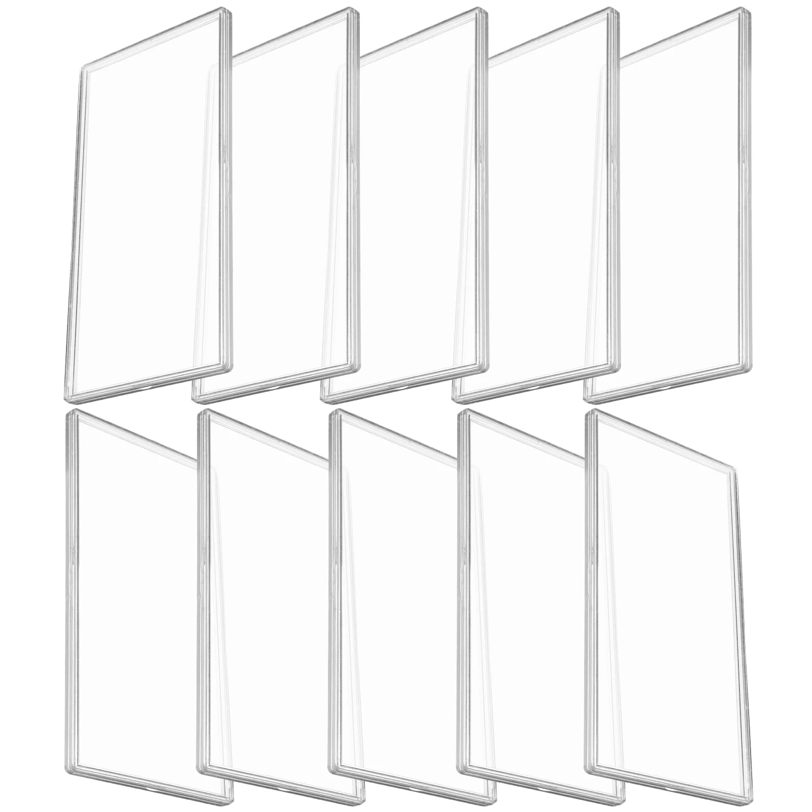 

10pcs Banknote Box Currency Sleeves Wallet Case Paper Organizer Display Holder for Collectors with Premium Plastic for Bills