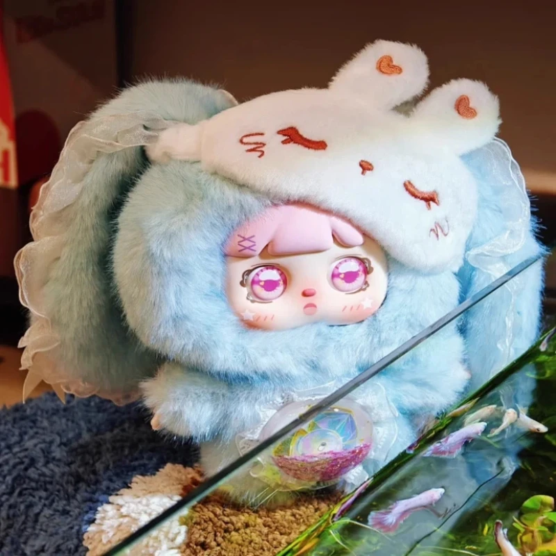 Meya Mochici السكر القلب الأرنب سلسلة الفينيل أفخم صندوق أعمى لطيف دمية ناعمة مصاصة الرمال المتحركة عيون العصرية حلية مفاجأة هدية