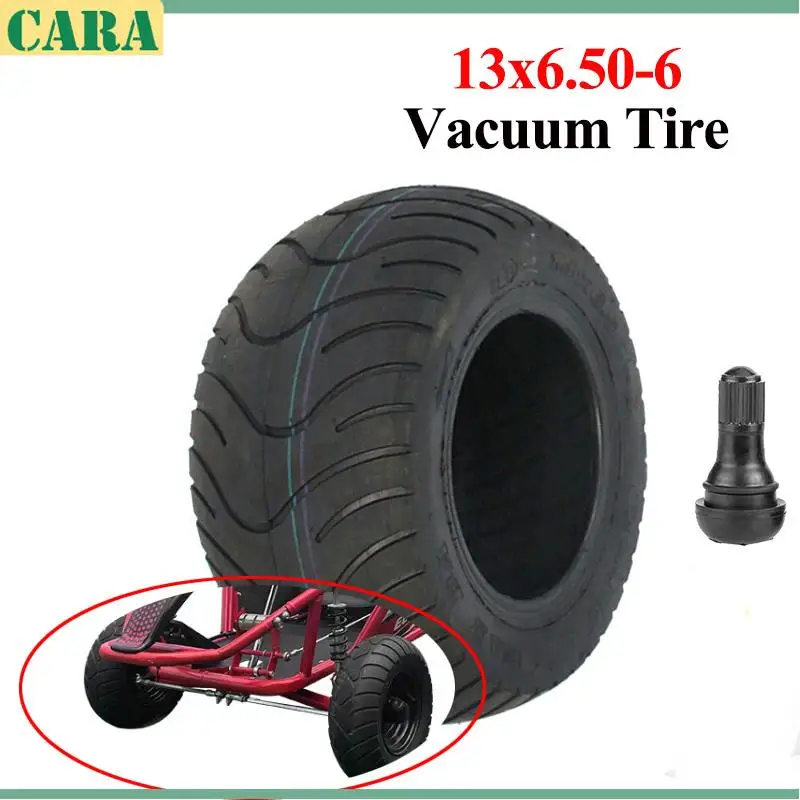

Front 13x5-6 rear 13x6.50-6 inch rubber tires for folding bicycle scooter four-wheel off-road vehicle tires