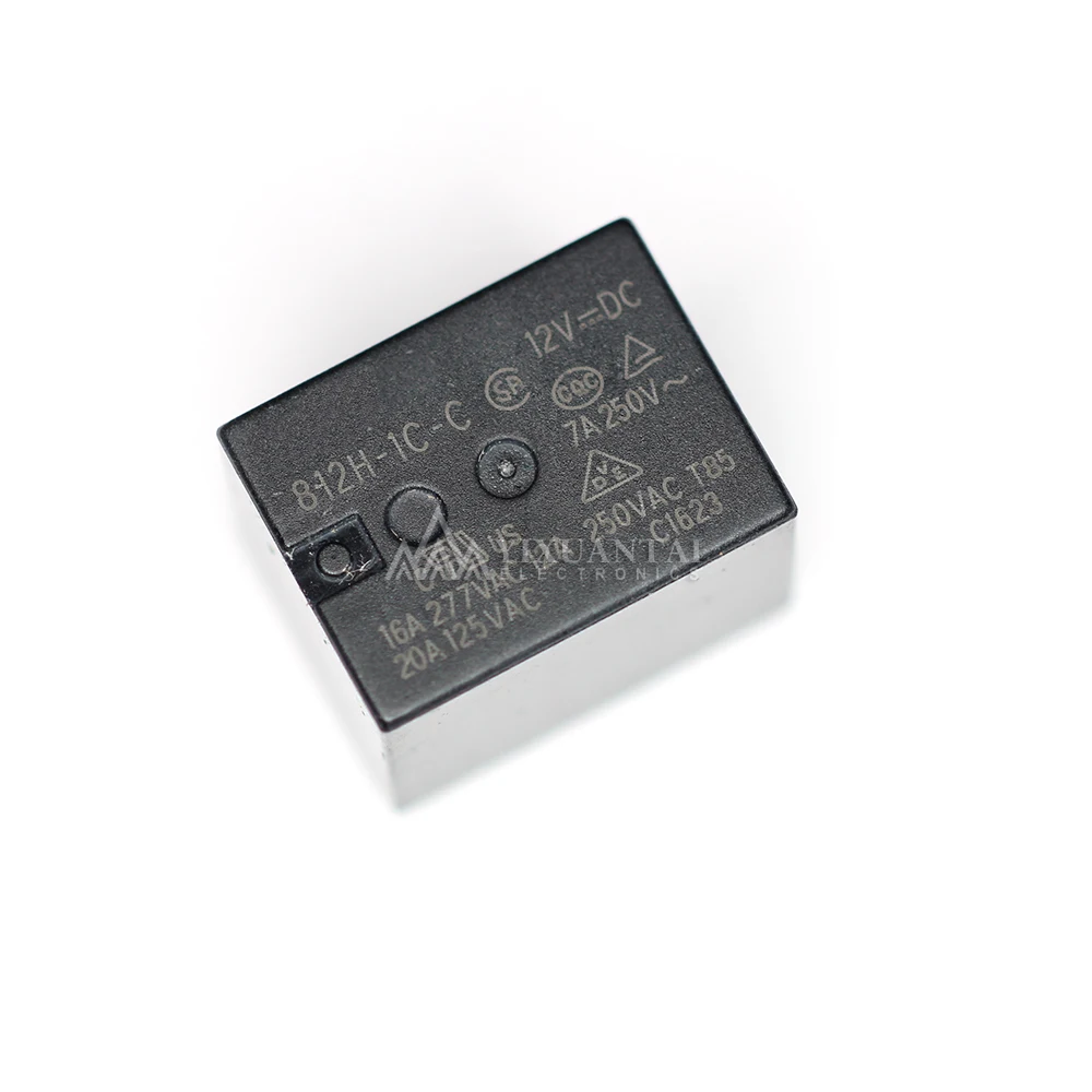 10PCS/LOT 812H-1C-C-12VDC 812H-1C-C-24VDC 812H-1C-C-5VDC 812H 1C C 12V 812H-1C-C DC24V 5PINS 12A