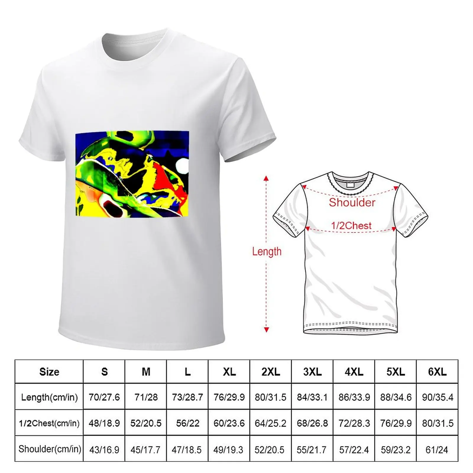 Photo effect T-Shirt quick drying heavyweights kawaii clothes mens t shirts