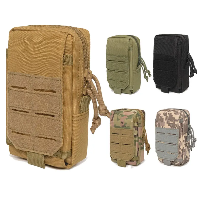 Tactical Molle Pouch Military Waist Outdoor Men EDC Tool Vest Pack Purse Mobile Phone Case Hunting Compact Bag Oxford