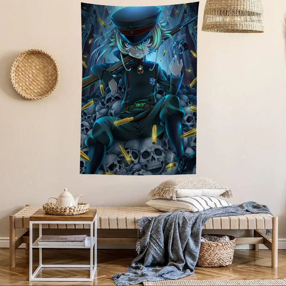Saga Of Tanya The Evil Hippie Wall Hanging Tapestries Bohemian Wall Tapestries Mandala INS Home Decor