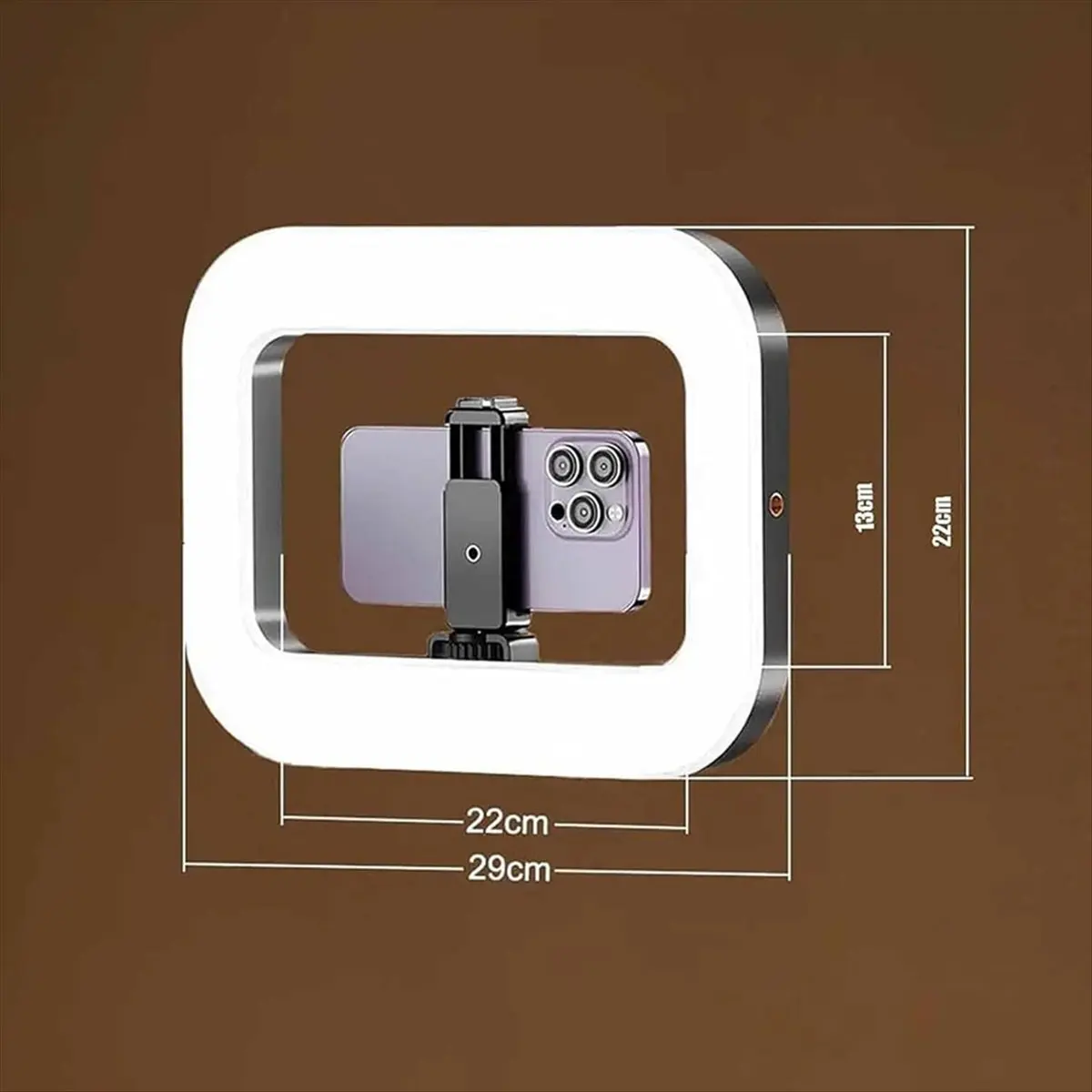 【~ New A88T】Rechargeable Selfie Portable Ring Light,Handheld Ring Light for Phone Camera,for Live Streaming/Vlogging/Makeup