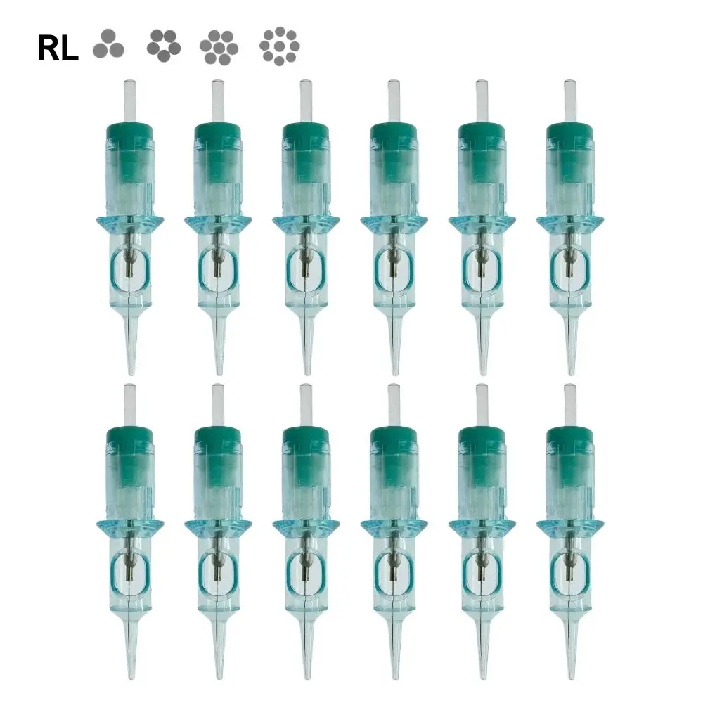 

20pcs Tattoo Cartridges Needles 3 5 7 9RL For Tattoo Machine Pen Needle Accessories Eyebrow Eyeliner Lip
