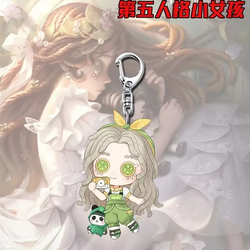 "الهوية V" و"الفتاة الصغيرة" Q-إصدار سلاسل مفاتيح كرتونية لطيفة، حقائب مدرسية للطلاب، قلادات على ظهره، إكسسوارات وهدايا #3