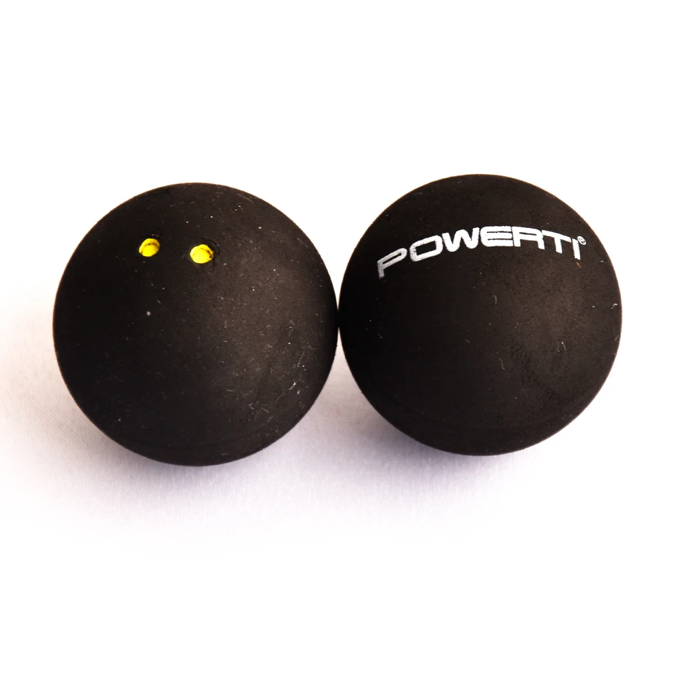 3-part Double Yellow Dot Squash Ball Custom Logo Professional high elasticity resistant to play For Training and Practice