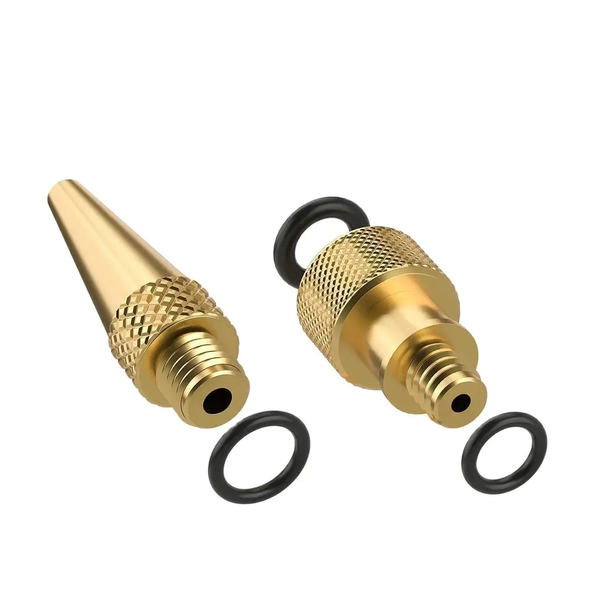 AliExpress NONE 15pcs Copper Bicycle Valve Adapter Set Bike Tire Pump Adapter Kit Inflator Pump Accessory Valve adapter SV AV DV Bicycle valve