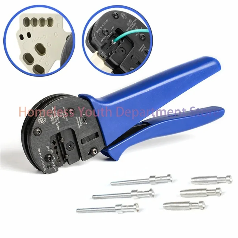 a0540hx-ratchet-crimping-tools-awg-26-12-harting-han-chan-dhan-e-contact-or-connectors-with-locator-hand-crimper-tool