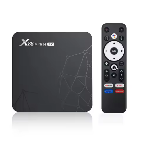 X88 Mini 14 TV Box 2+16G Android 14.0 RK3518 4K HDR10 Quad Core Streaming Media Player Support WiFi6 BT5.0 Set Top Box