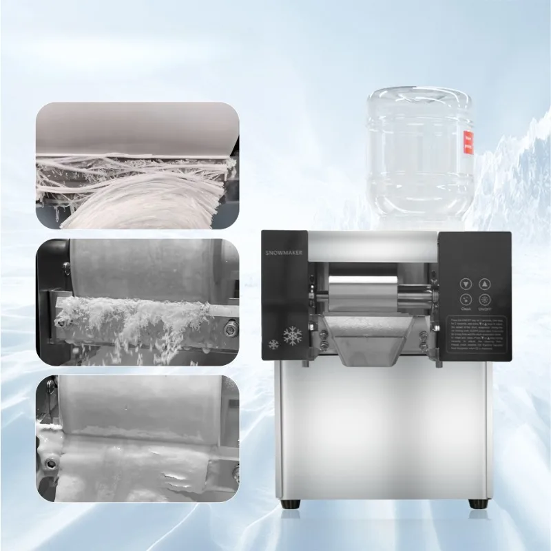 

Automatic Flake Ice Shaver Manufacturing Korean Bingsu Ice Milk Snow Shaving Machine With Cheap Price