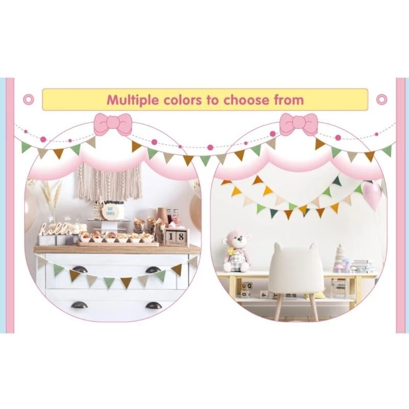 Urocza dekoracja do pokoju dzi – Baby Nursery Bunting recenzja i cena