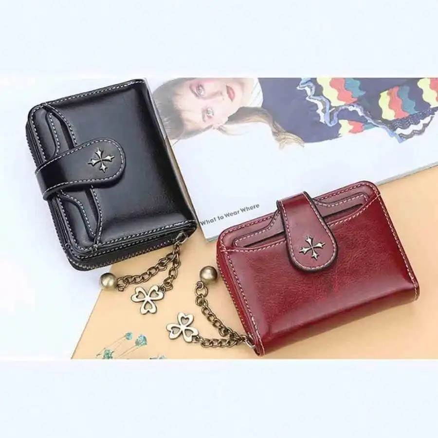 Frauen Brieftaschen und Geldbörsen PU Leder Geld Tasche Weibliche Kurze Haspe Geldbörse Kleine Münze Karte Halter Blau Rot Kupplung Neue Frauen Brieftasche