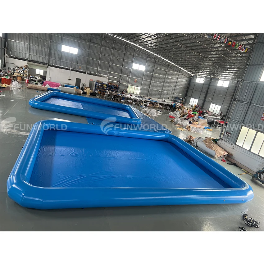 

5x5m Commercial PVC Swimming Pool Outdoor Inflatable Water Pool For Adult Kids