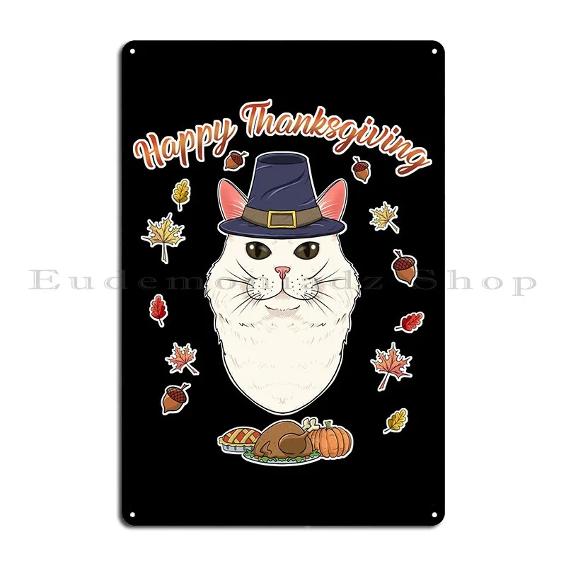 Turkish Angora Cat Lover Metal Plaque Poster Pub Party Pub Customized Wall Mural Tin Sign Poster