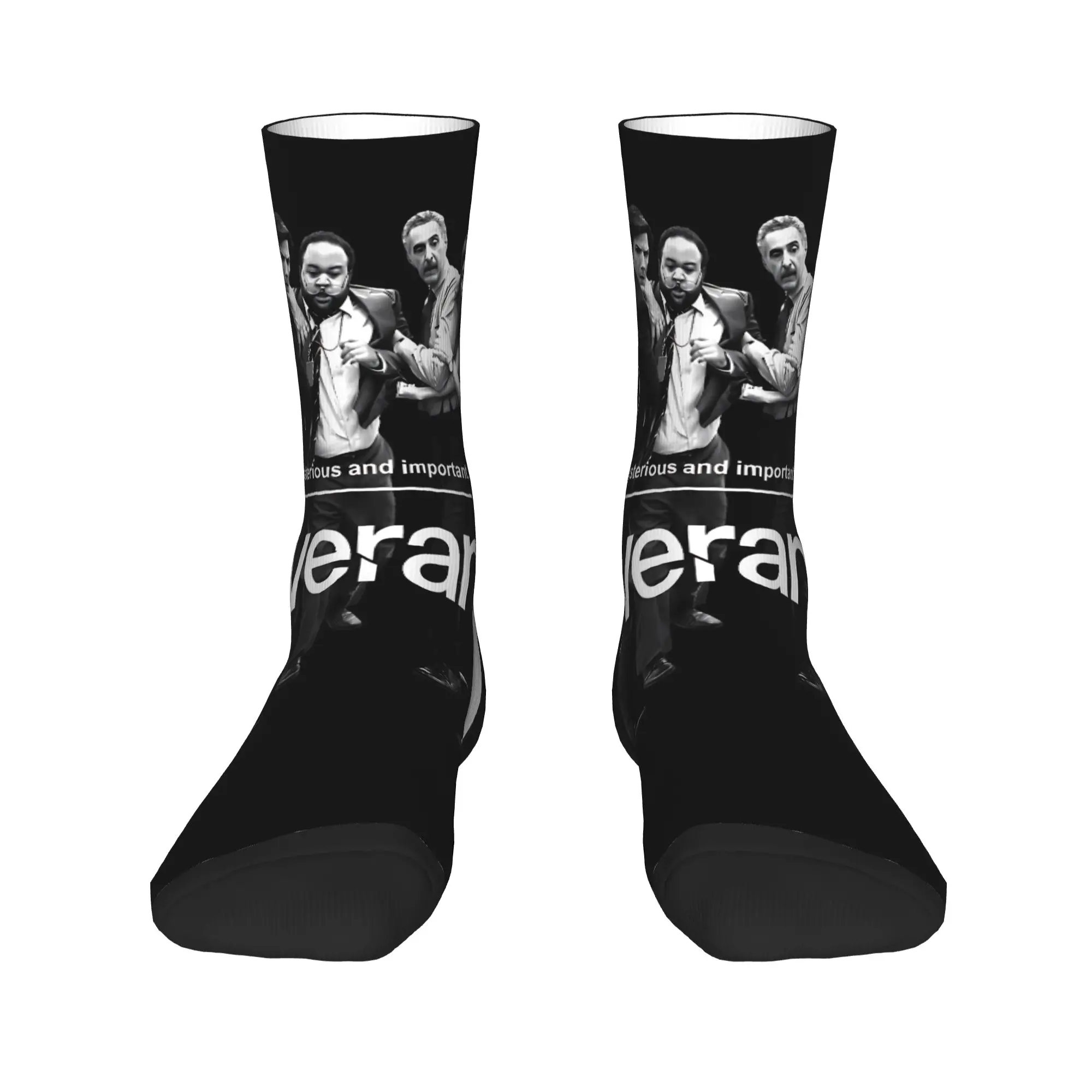 Severance Macrodata Refinement Department Socks Graphic Stockings Anti Slip Men's Socks Soft Autumn Fashion Outdoor Sports Socks