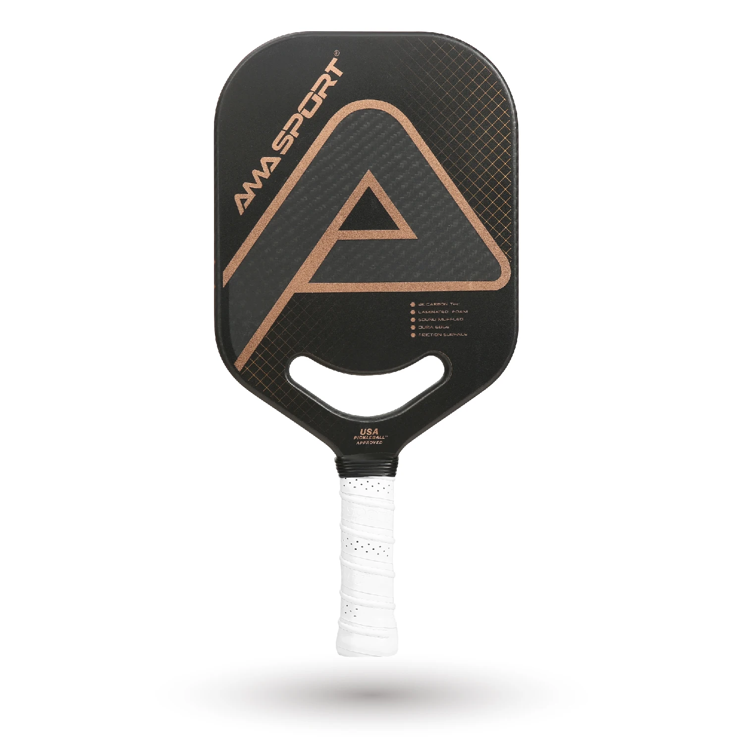 AMASPORT 3K Carbon Fiber Pickleball Paddles PP Honeycomb Thick Core Thermoformed Widebody Pickleball Rackets