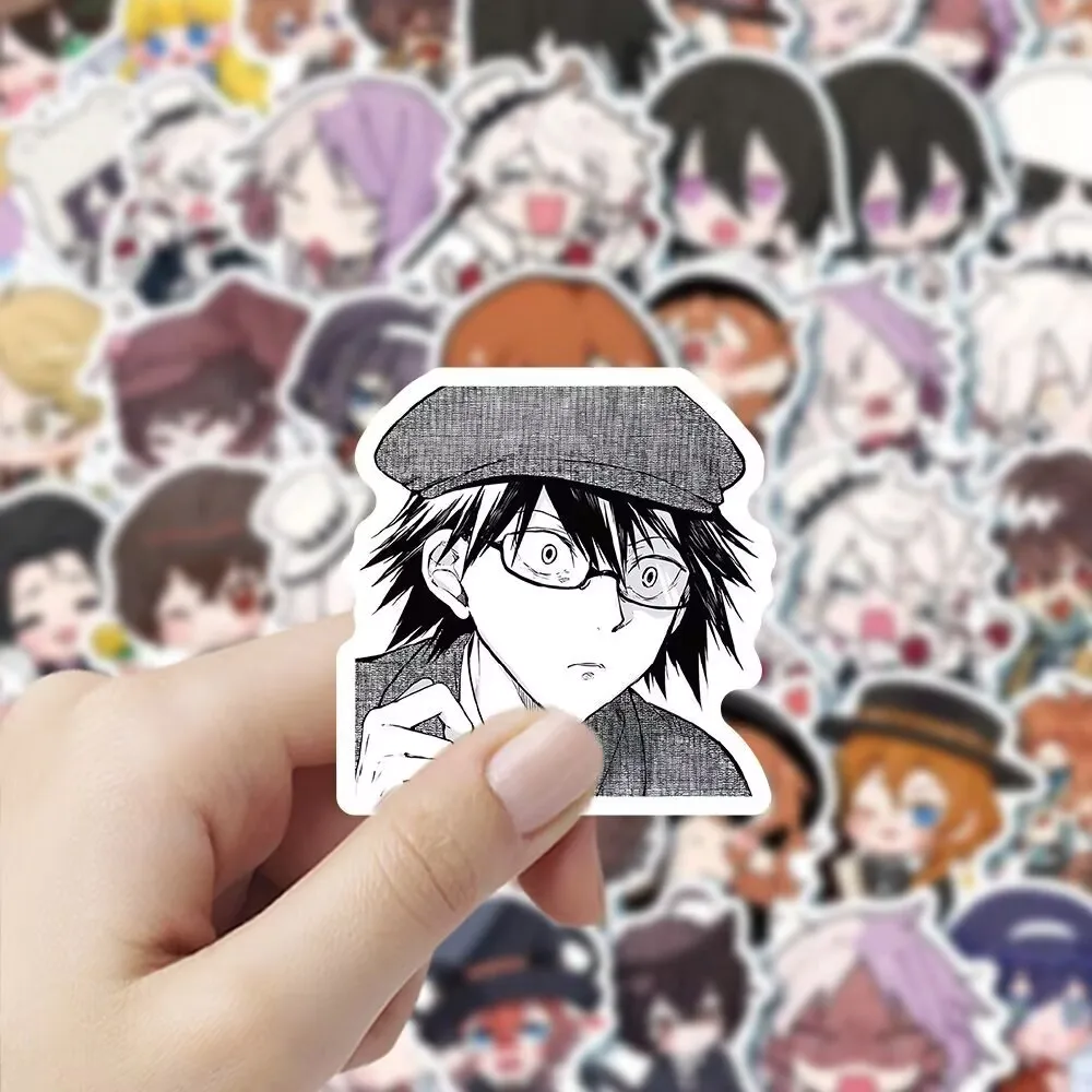 

206 "Bungo Stray Dogs" Q-версия наклейка мультфильм милый персонаж периферийный дневник украшения настольные наклейки