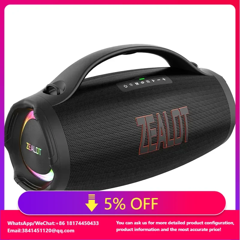 

160W Super Large Output Karaoke Wireless Speaker Portable 36000mAh Large Battery Power Bank BT Speaker Wireless Speaker