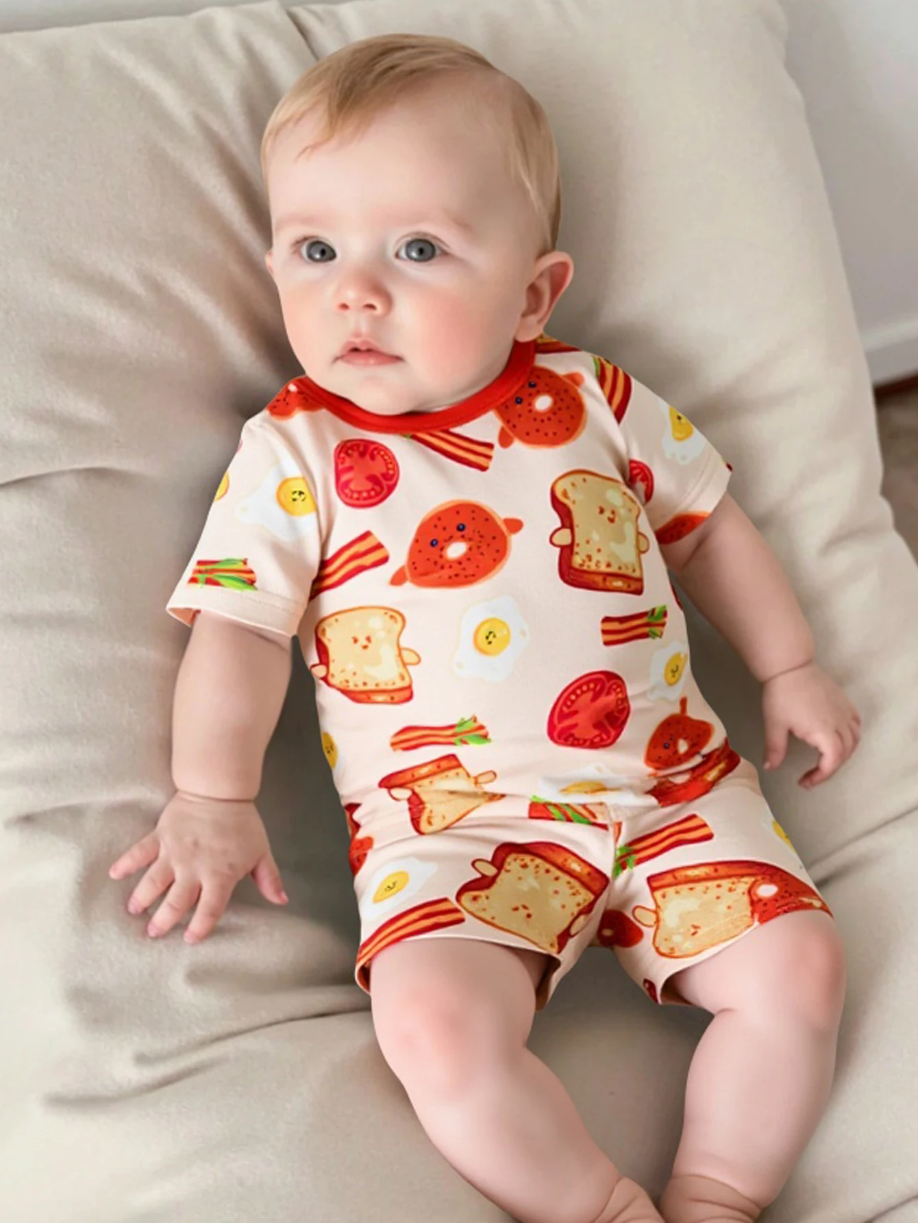 

Женский милый коктейльный комплект для девочек, конус и короткие брюки, клубничный конкурс