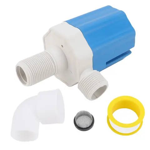 Valvola di controllo automatico del livello dell'acqua da 3/4 pollici Valvola a galleggiante interna in nylon di tipo interno da 3/4 pollici per acquario a energia solare con vaso automatico