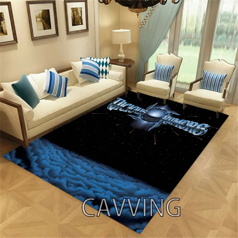 Vicious Rumors  Rock  3D Printed Carpet Flannel Rugs Anti-slip Large Rug Home Decoration for Living Room Bedroom Home Decor