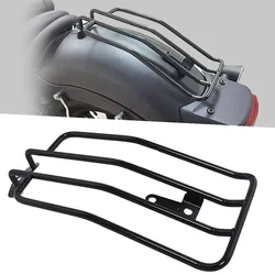 Motorcycle Black Steel Material Rear Solo Seat Luggage Rack Support Shelf Accessories For Honda CMX500 Rebel 300 500 2017-2021