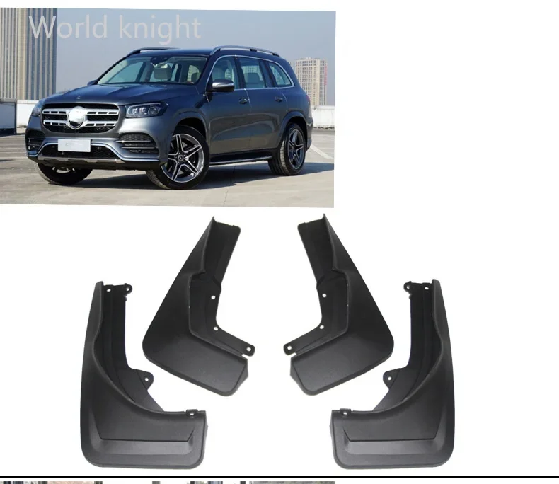 

4pcs/set Front Rear Mudguards Mud Flaps For 2020 Mercedes Benz GLS 450 GLS450 X167 Splash Guards mud flap fender Accessories