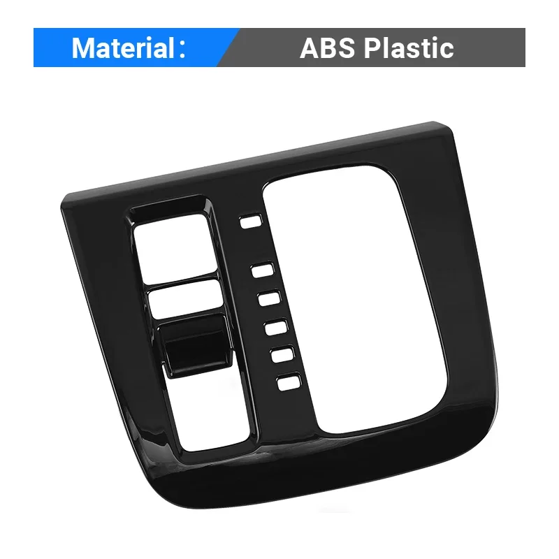 Car Gear Shift Panel Frame Protector Cover Trim Sticker For Honda CRV 6th Gen 2023 2024 2025 / CR-V Hybrid Accessories