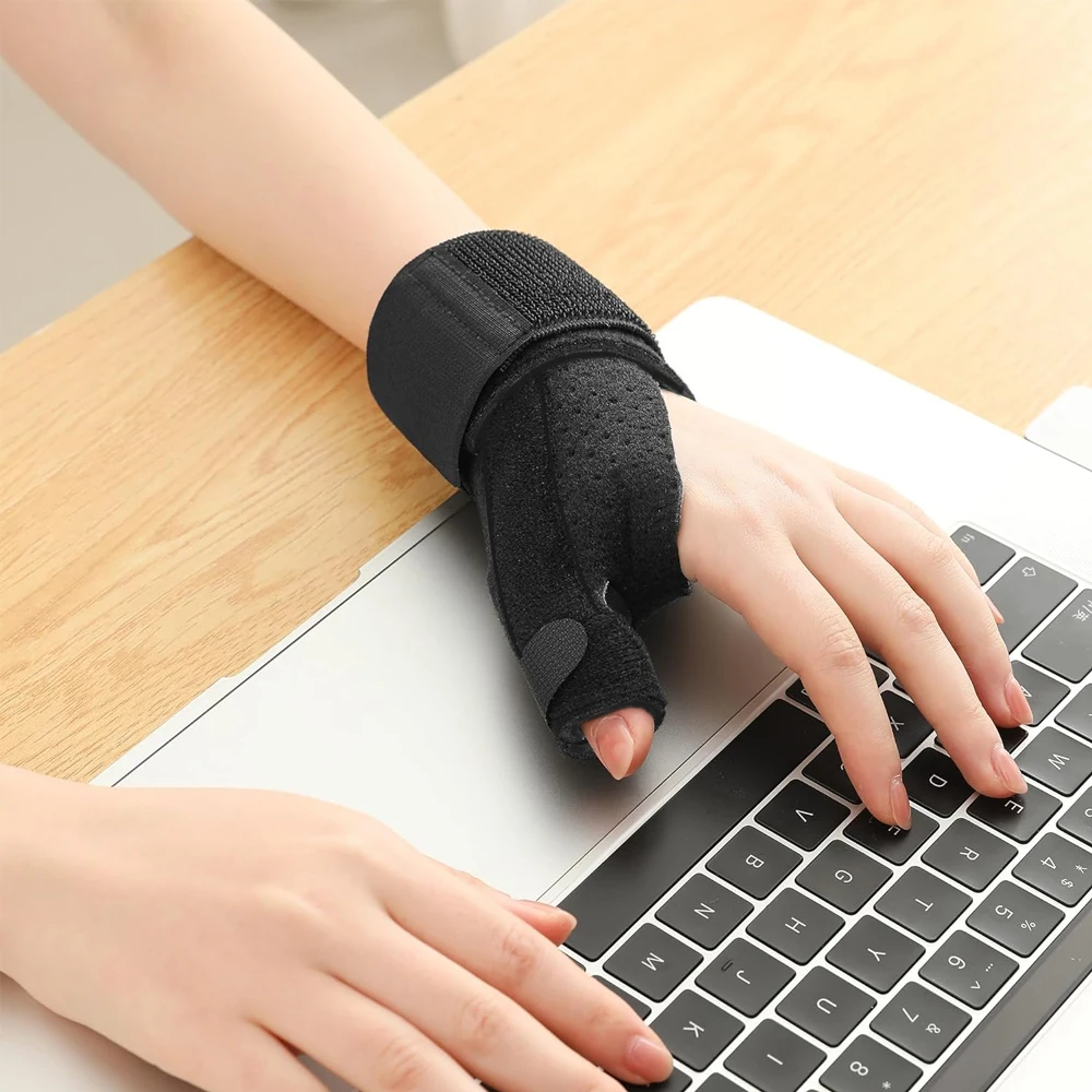 

1pc Reversible Thumb & Wrist Stabilizer Splint for Arthritis, Tendonitis, Carpal Tunnel Supporting, Lightweight and Breathable