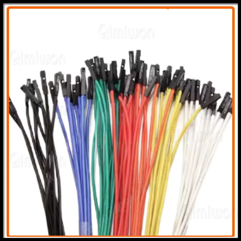 10pcs High-end Soft Silicone Dupont Wire 1P Dupont Jumper Cable Female Male Connector 10/20/30cm 22awg for Arduino