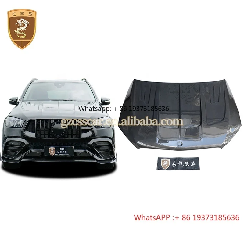 

Larte Style Carbon Fiber Rear Engine Hood Bonnet for 2020-2022 Mercedes Benz Gle C167 W167