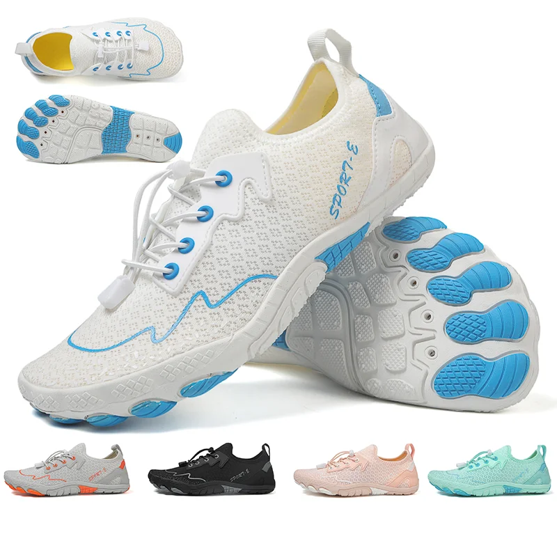 Quick Dry Water Shoes Anti Slip Quick Drain Breathable Lightweight for Men Women River Beach Swimming Diving Surf