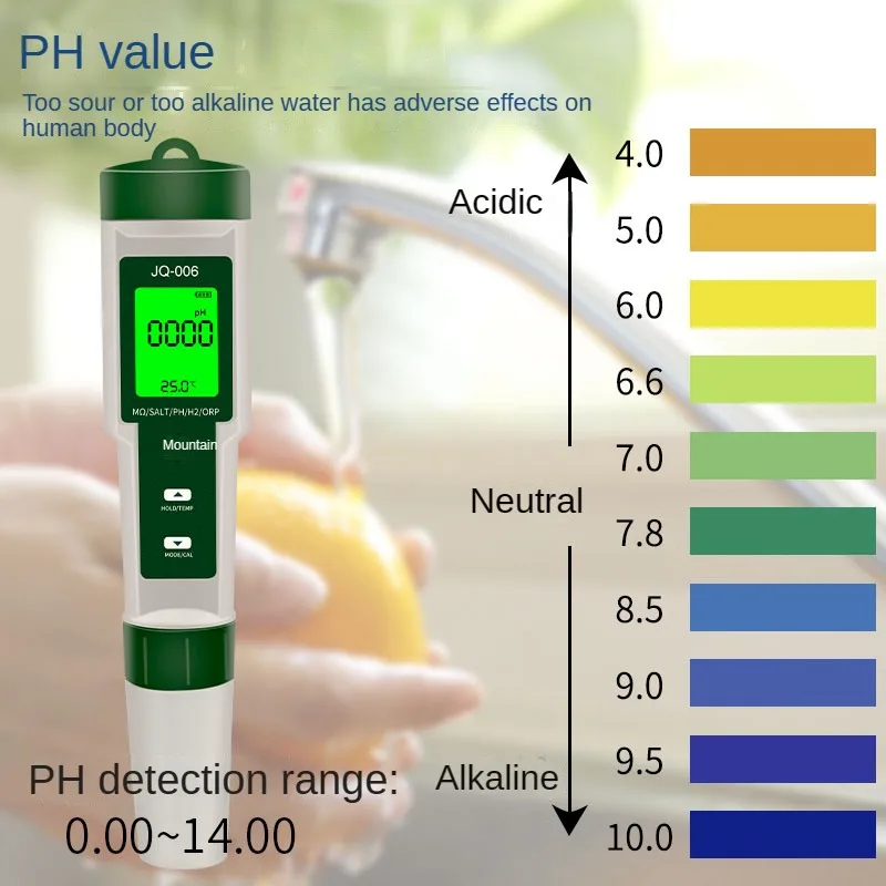 10 w 1 Monitor jakości wody PH/EC/TDS/ORP/H2/żyzna/zasolenie/S.G/rezystywność/Temp Tester wielofunkcyjny dla basenów akwariowych